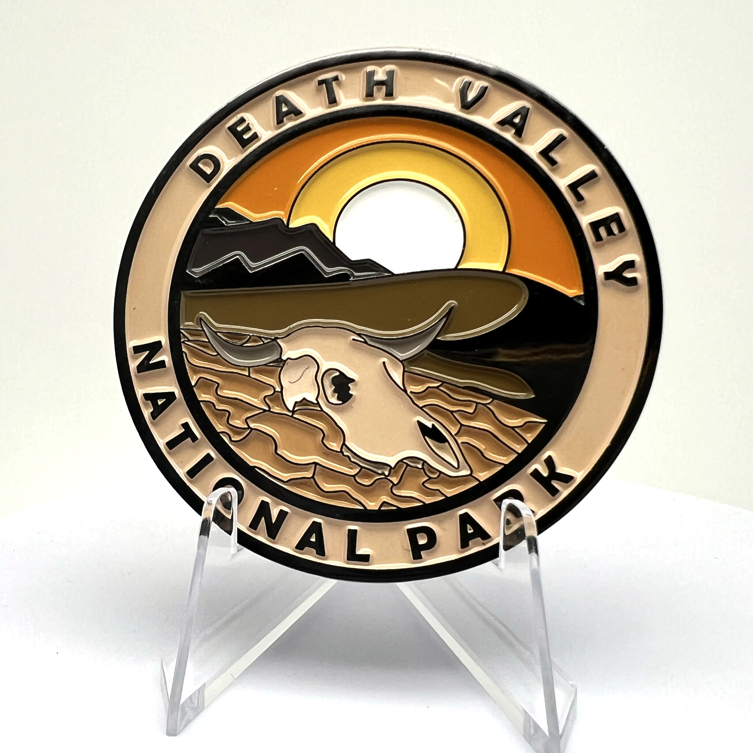 Death Valley National Park Collectible Magnet – Enamel Finish, 52mm – Cre8Travel