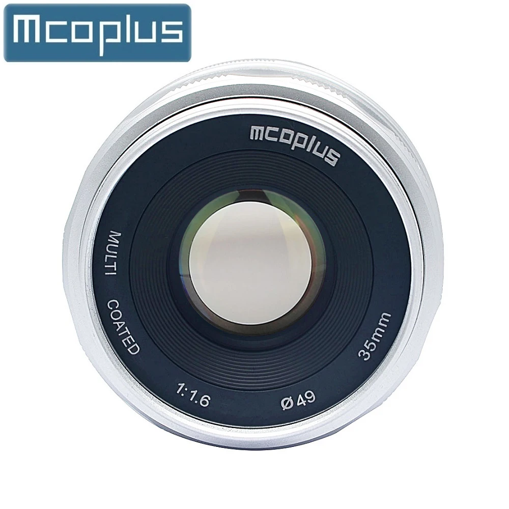 

Ручной объектив Mcoplus 35 мм f1.6 APSC для Panasonic Olympus M4/3 MFT Micro 4/3 G7 G9 G80 GX85 GX9 GH5 GH6 G100, стандартная фотография II