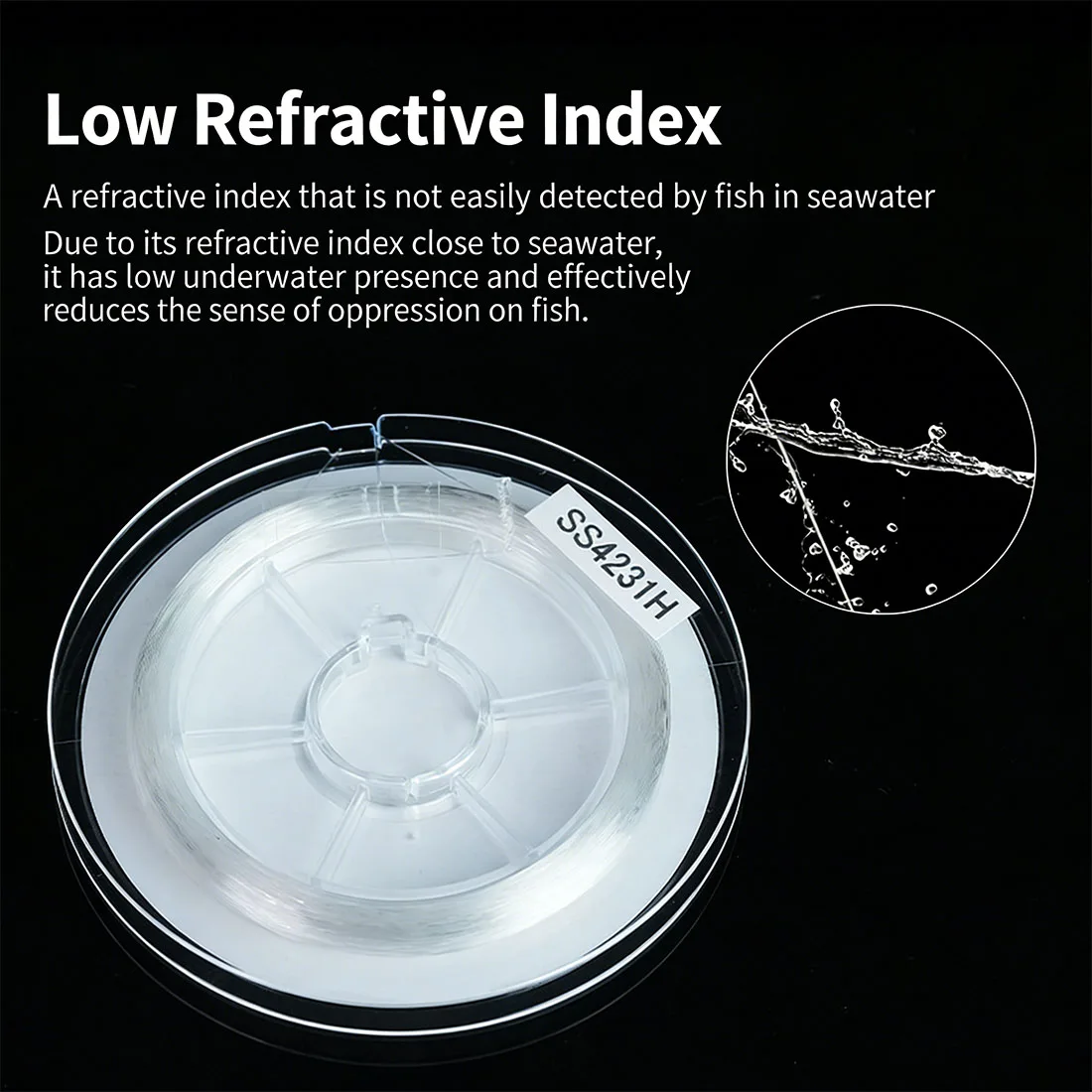 GOSEN LIMITATION FLUOROFIGHTER 100% Pure Fluorocarbon Fish Line - Invisible Abrasion Resistant for Fresh/Saltwater Fishing Line