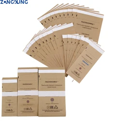 50/100Pcs Nail Sterilizer Manicure Bag Nailart Tools Kraft Bags Dry Heat Disposable Sterilization Disinfection Machine Accessory