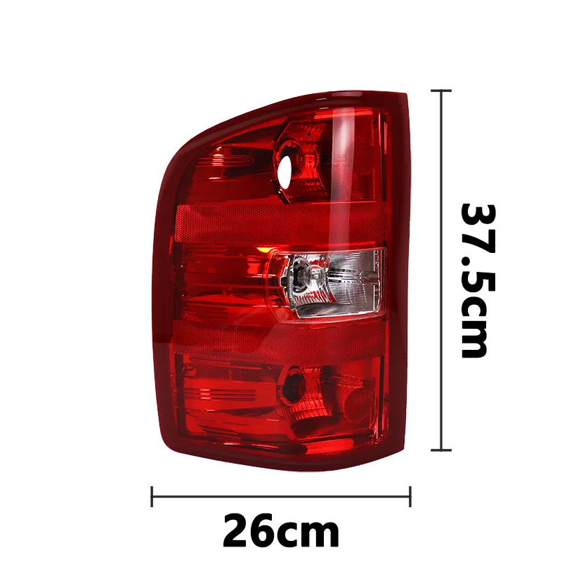 For Chevrolet Silverado 1500 2500 3500 2007-2013 Car Rear Bumper Tail Light Brake Stop Reverse Lamp Taillight Halogen Bulbs