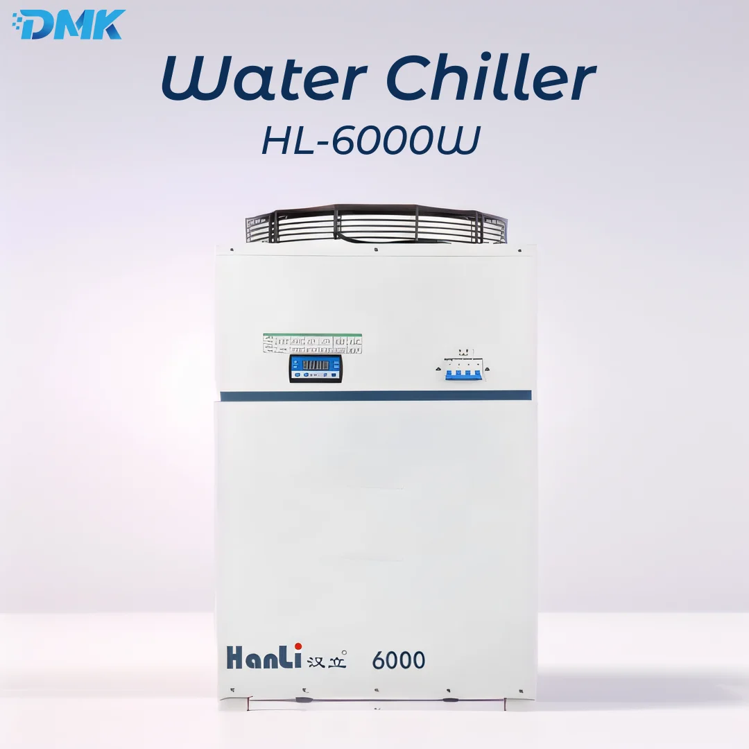 HANLI HL-6000W Industrial Water Chiller 380V 50Hz 15A for 6000w Fiber Laser Engraving and Cutting Machine Water Cooling Machine