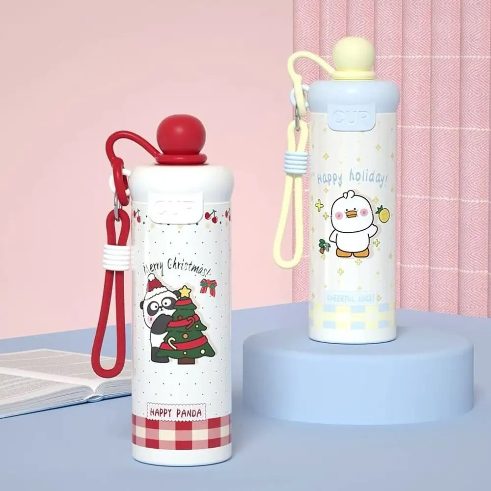 600ML Vacuum Cup High-Capacity With Pendant Floating Ball Insulated Cup Insulation Or Cooling Thermal Water Bottle