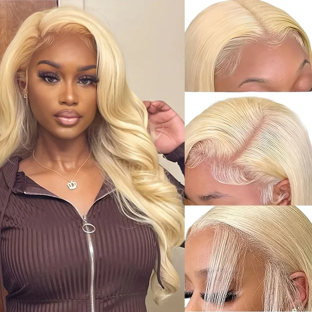 13x4 613 Lace Front Wig Human Hair Body Wave Lace Front Wigs Human Hair Glueless Brazilian Virgin Lace Frontal Blonde Wigs