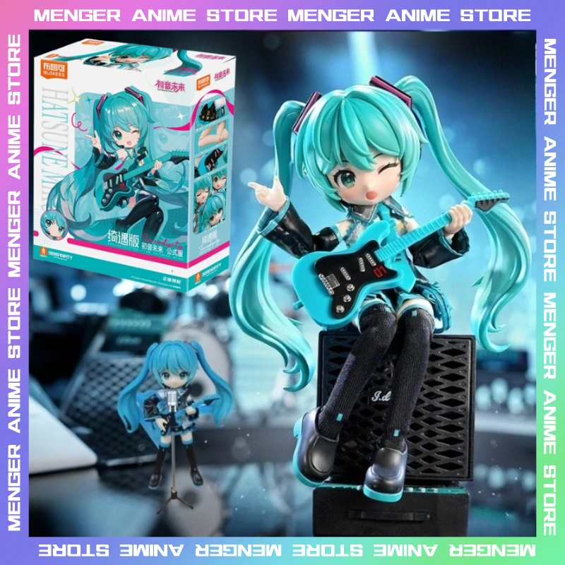 

Blokees Hatsune Miku, экшн-строительные блоки, фигурки Encounter Edition, аниме, подвижная модель, игрушки, коллекционные подарки на день рождения