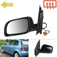 Electric Primed Wing Door Rerview Mirror Heated Left For 2002-05 VW Polo MK4 9N