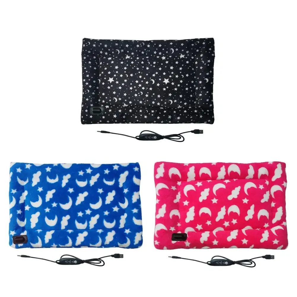 

Electric Pet Heating Pad Blanket USB Third Gear Temperature Adjustable Heated Blanket Cat Dog Bed Mats Winter Warmer Pad 25X35cm