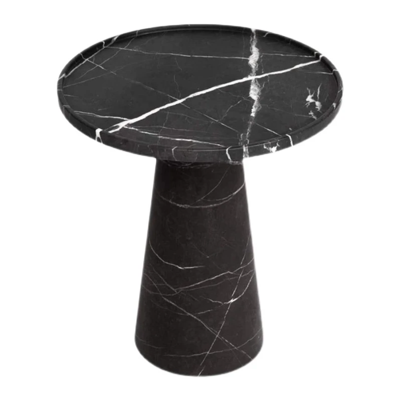 

light luxury marble edge, living room sofa side cabinet, bedroom bedside corner