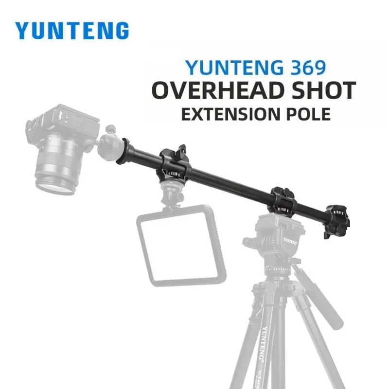 YUNTENG VCT-369 Cross Bar Aluminum Alloy Bracket Universal Horizontal Rod for Digital Camera Mobile Phone Tripod Accessories