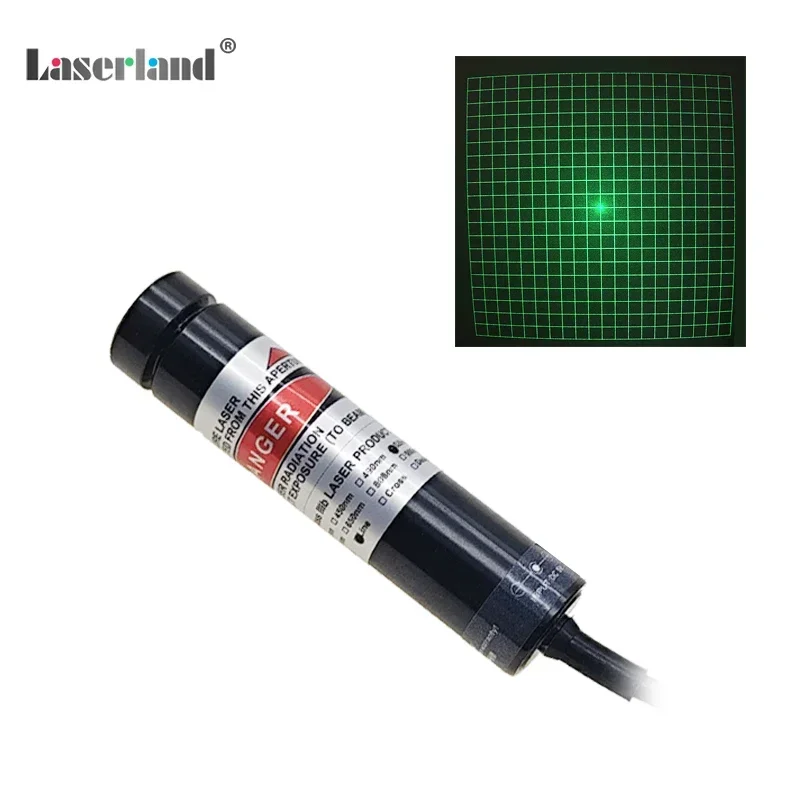 20x20 Grid Matrix 520nm Green 3D Structural Light Source Laser Scanner Grating Module