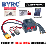 Hobbywing QuicRun WP 10BL60 G2 60A Waterproof Brushless ESC for 1/10 RC remote control car
