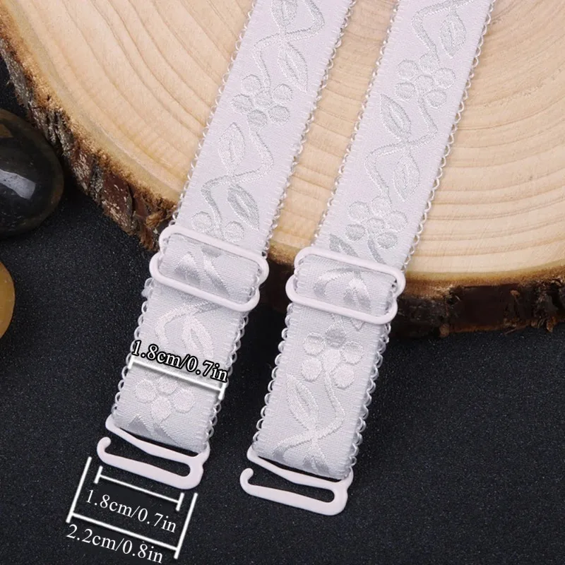 Adjustable Bra Strap Anti-slip Underwear Embroidered Straps for Women Replacement Shoulder Straps Women Underwear Accessories