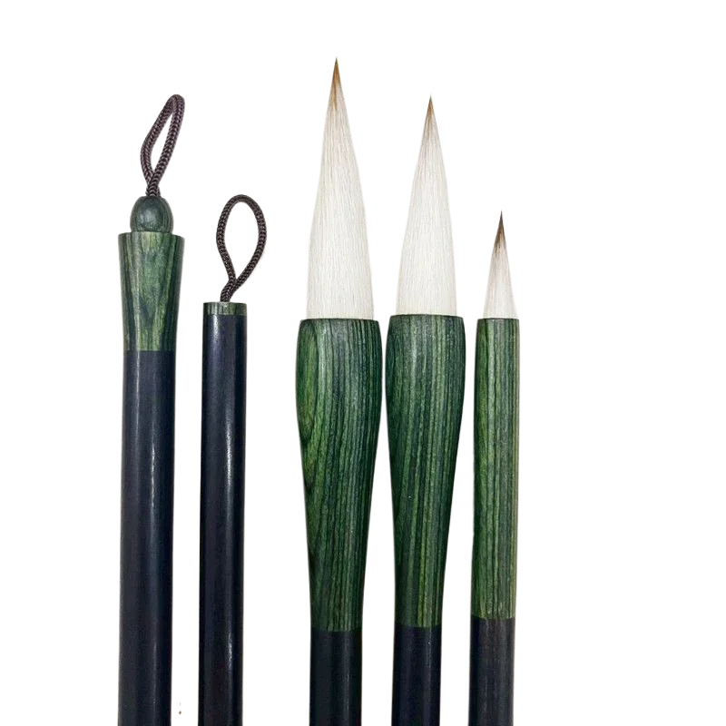 

Multiple Hair Brush Pen Regular Script Running Script Official Script Calligraphy Brush Sandalwood Chinese Drawing Brush Pen