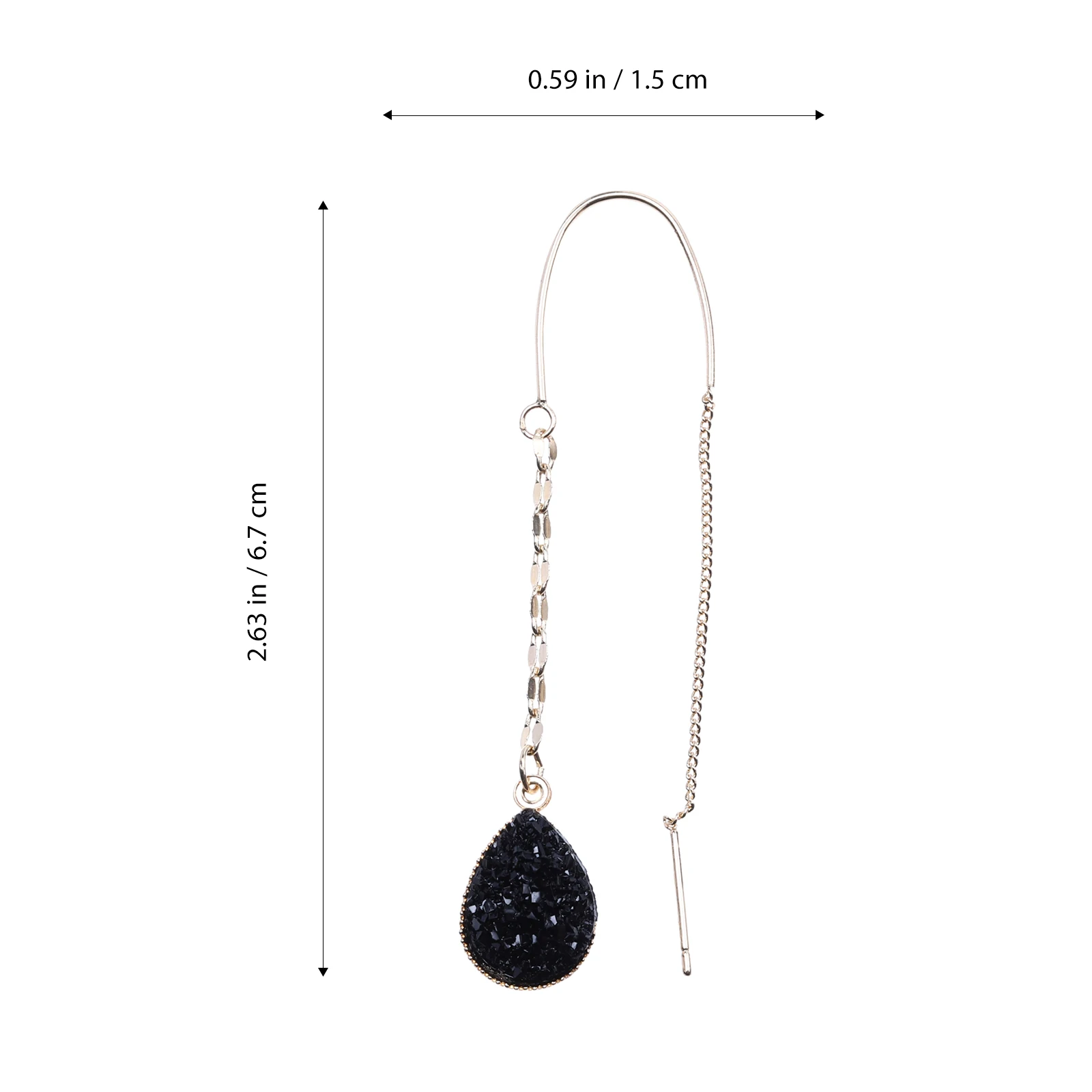 

Butterfly Ear Clip Tassel Design No Piercing Earrings Elegant Alloy Jewelry for Women Stylish Bone Clips Accessories