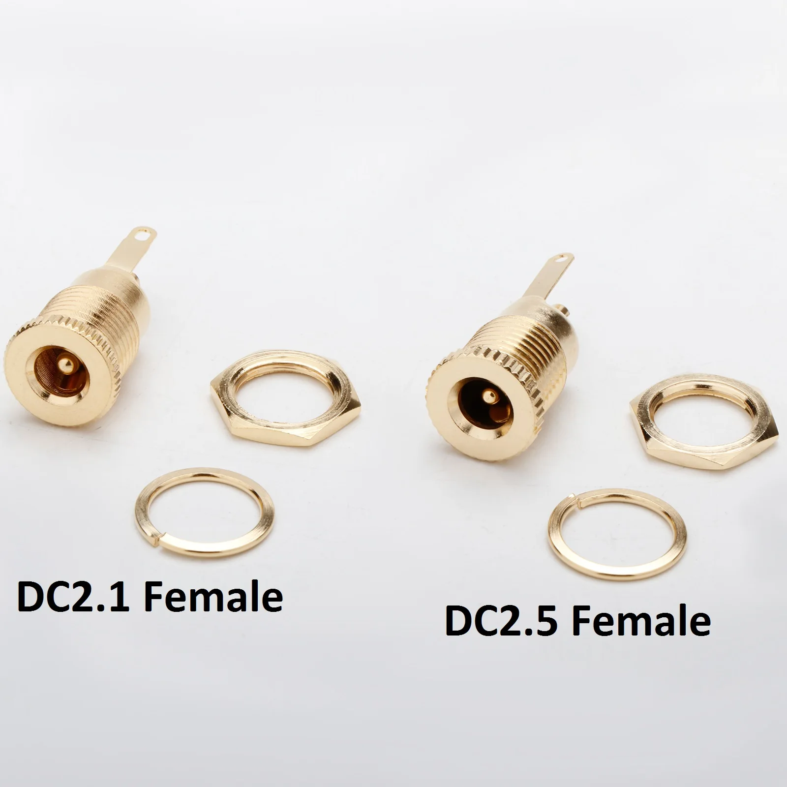 Hi-end DC female socket Plug Jack Connector 5.5x2.1mm 5.5mm x 2.5mm dc power plug connector dc connector