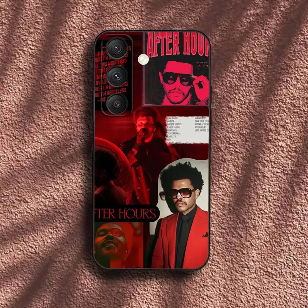 حافظة هاتف The Weeknd X-XO لهاتف سامسونج S25، S24، S23، S22، S21، S20، S10، Ultra، Plus، Lite، FE، غطاء أسود من السيليكون الناعم #5