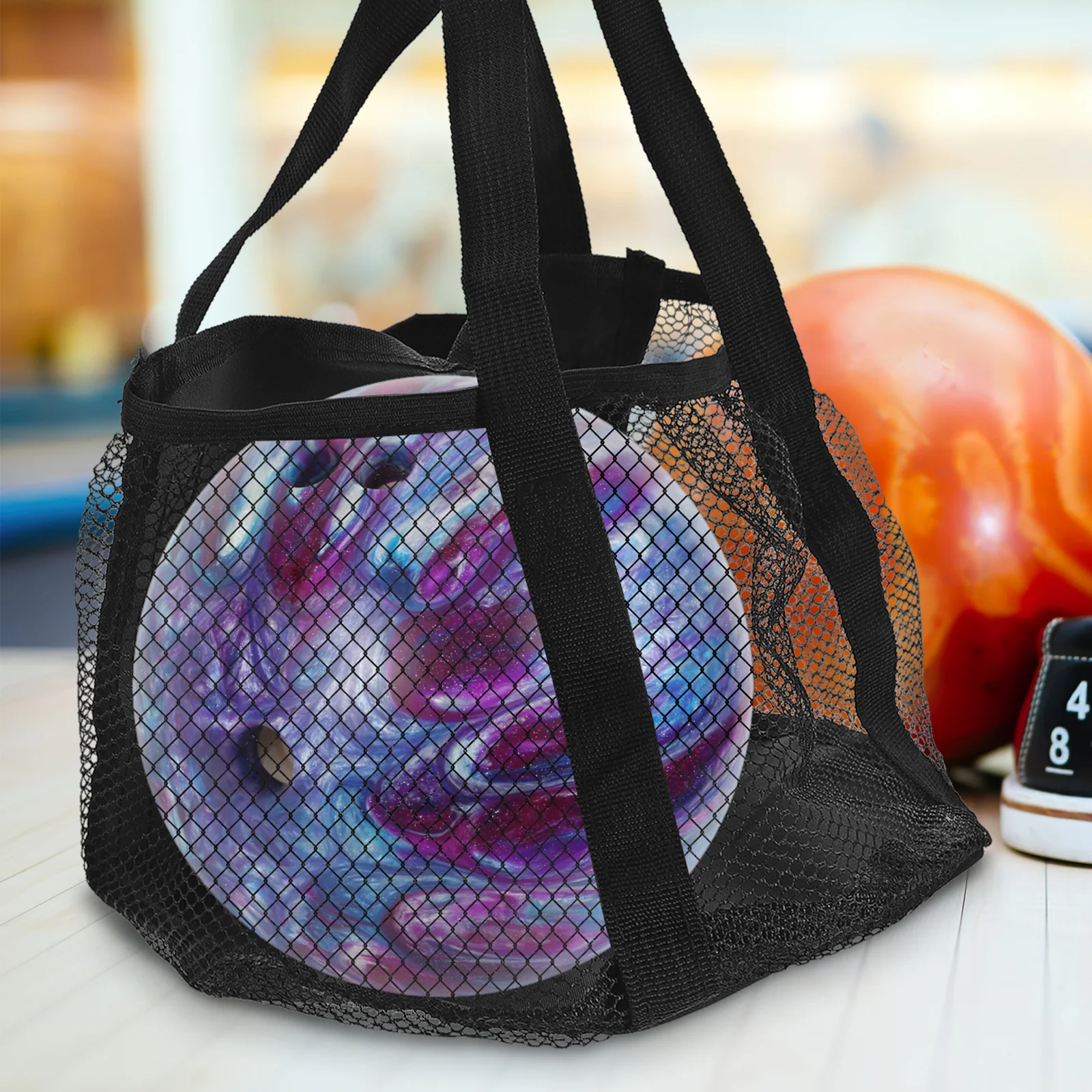 Durable Portable Bowling Ball Bag Large Handheld Outdoor Multi Use Sports Ball Holder Bowling Bag Sports Pouch