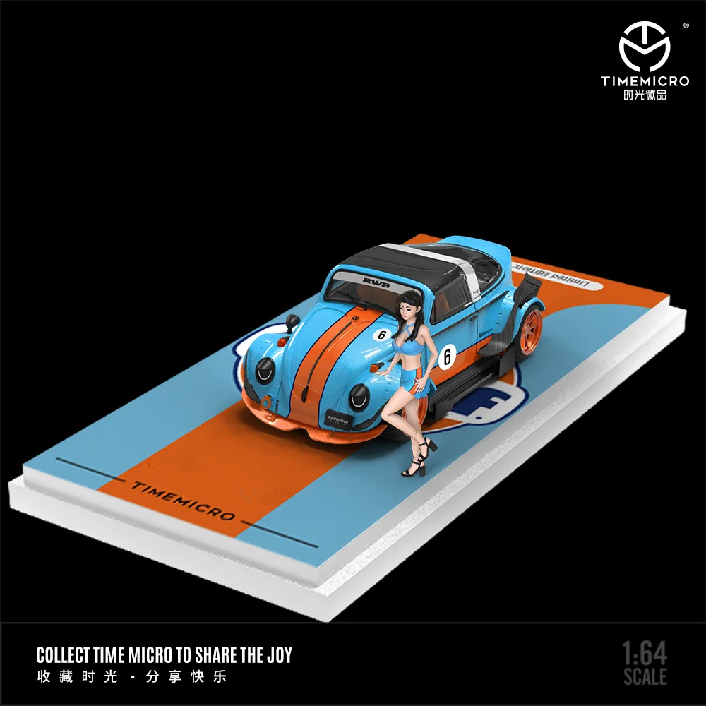X-T 1:64 نموذج سيارة صغير RWB ADVAN محاكاة مصنوع من خليط معدني للتجميع والعرض #2