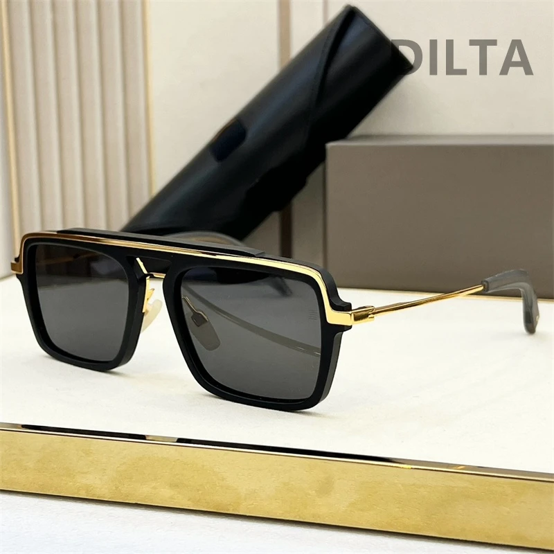 Lancier DLS400 Women Sunglasses for Men Rectangle Pilot Metal Alloy Shades Classic Male Female Sunglasses Outdoor Beach Eyewear