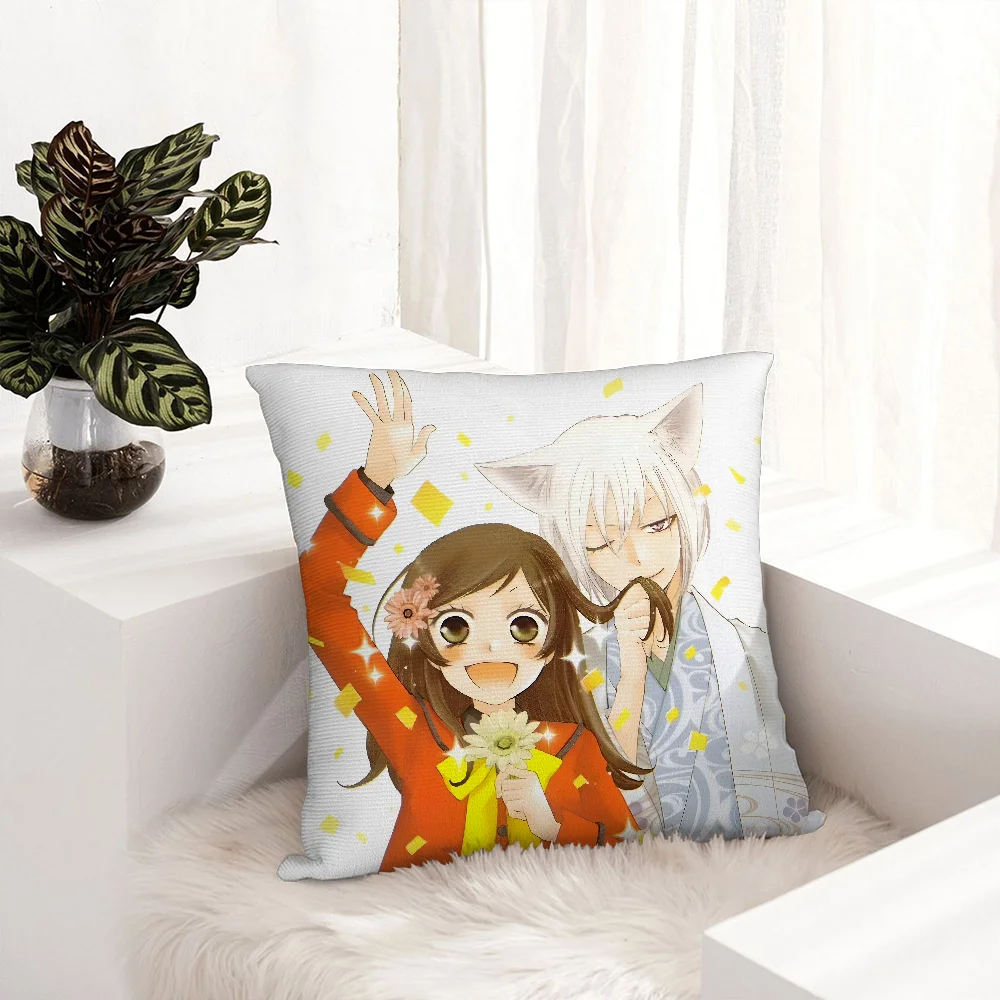 Anime K-Kamisama Hajimemashita Pillow Case Plush Fabric Soft  Pillowcase Double Sided Print Cushion Cover Throw Pillow Cover