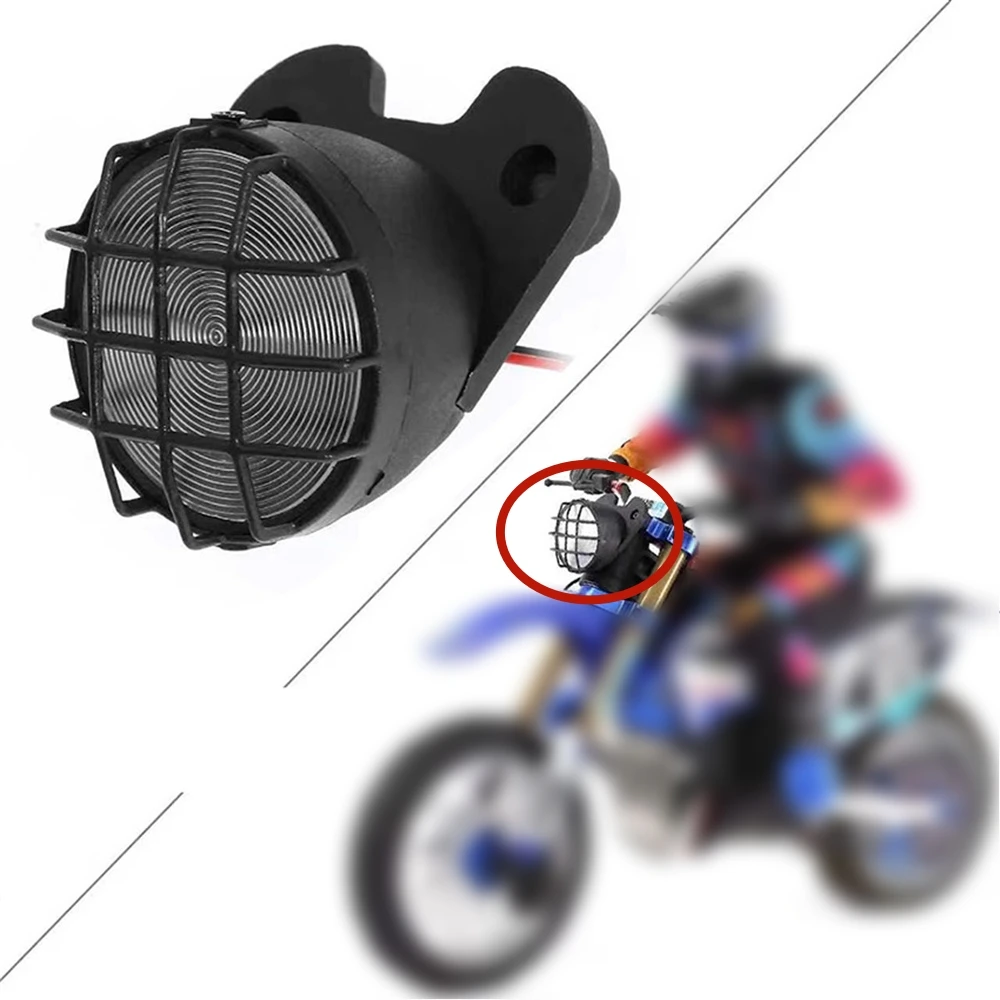 Lumière électrique de moto RC R361 pour LOSI 1/4 Promoto-MX, lumière ronde/carrée pour voiture tout-terrain, accessoires RC