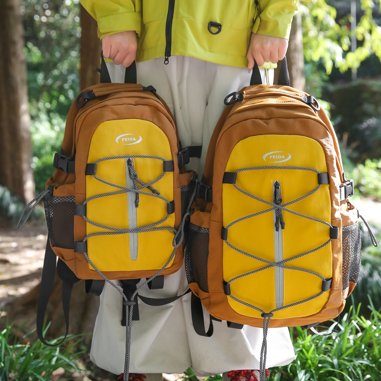 

Повседневный рюкзак большой емкости, водонепроницаемый дорожный рюкзак из ткани Оксфорд, износостойкая портативная походная спортивная сумка для коротких поездок