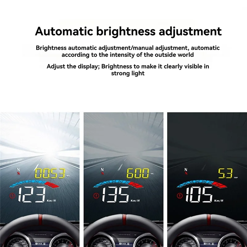 

Универсальный OBD автомобильный спидометр HUD проектор на лобовое стекло светодиодный цифровой автомобильный проекционный дисплей для автомобильного спидометра