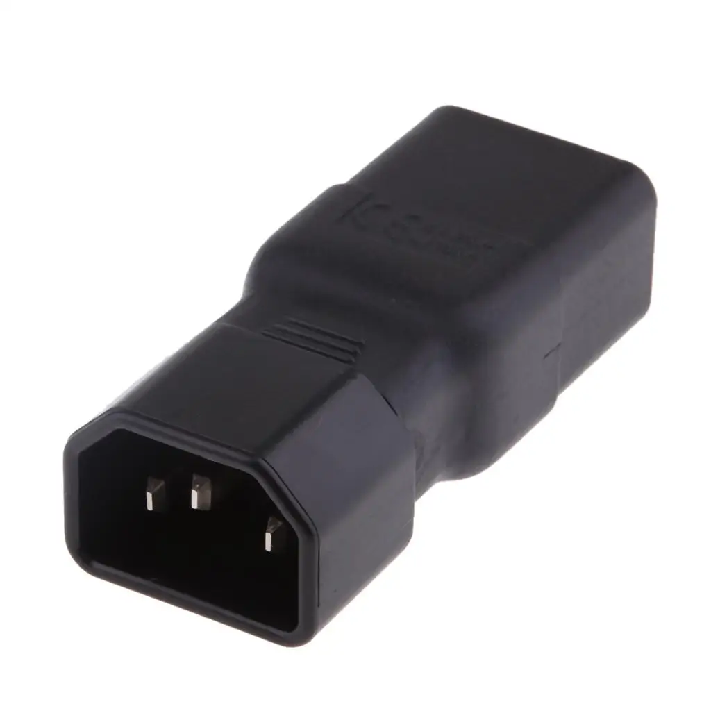 C14 para C19 Conector IEC 320 Macho para Fêmea Plug Adapter Conversores