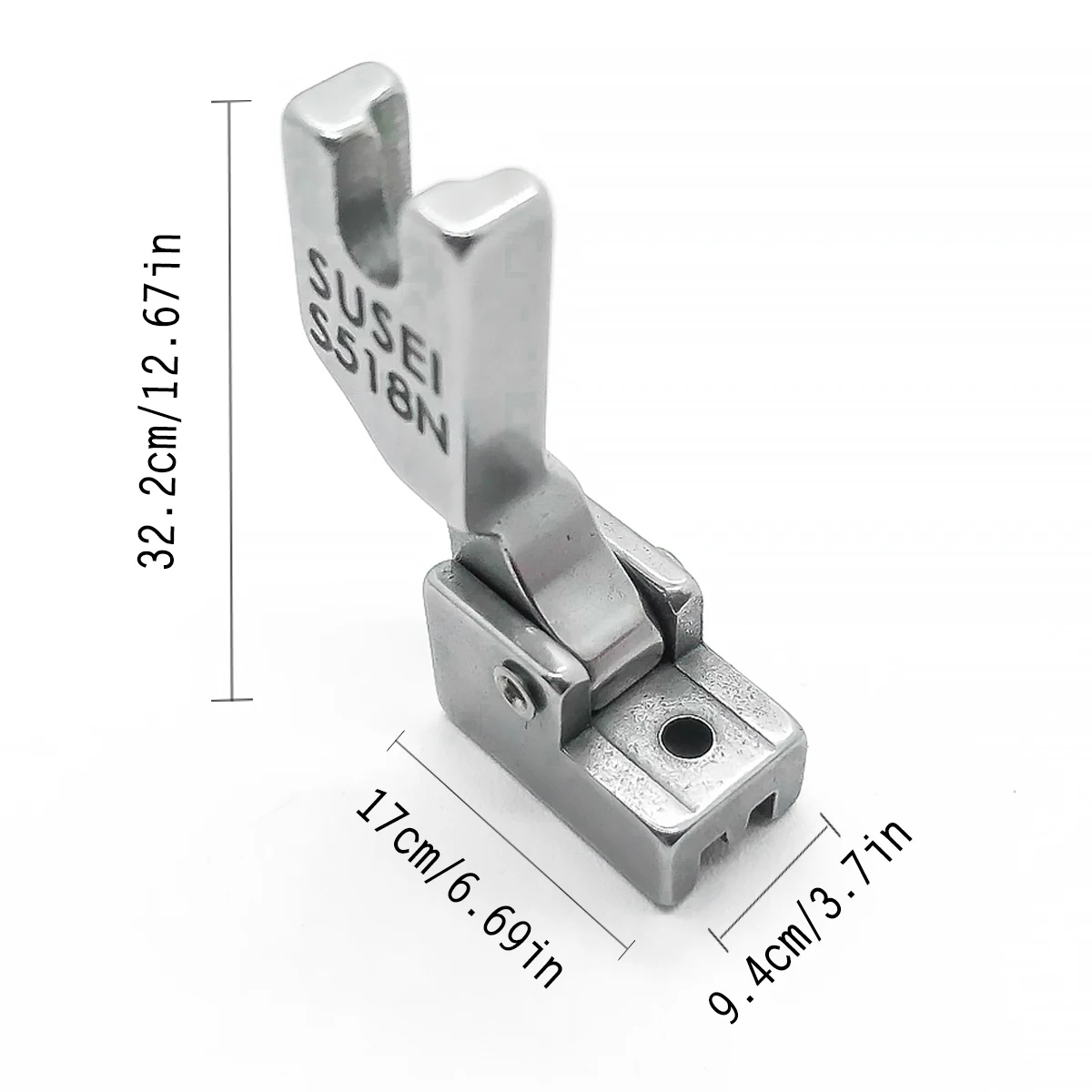 1pcs flat car invisible zipper presser foot all steel S518N invisible zipper lock presser foot industrial sewing machine presser