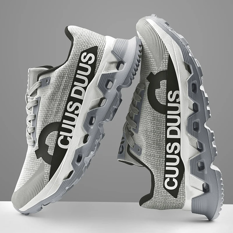 

Men's Running Shoes Outdoor Couple Trainer Race Sneakers Off-road Shoes Cushioning Jogging Non-Slip Breathable Mesh Luxury Shoes
