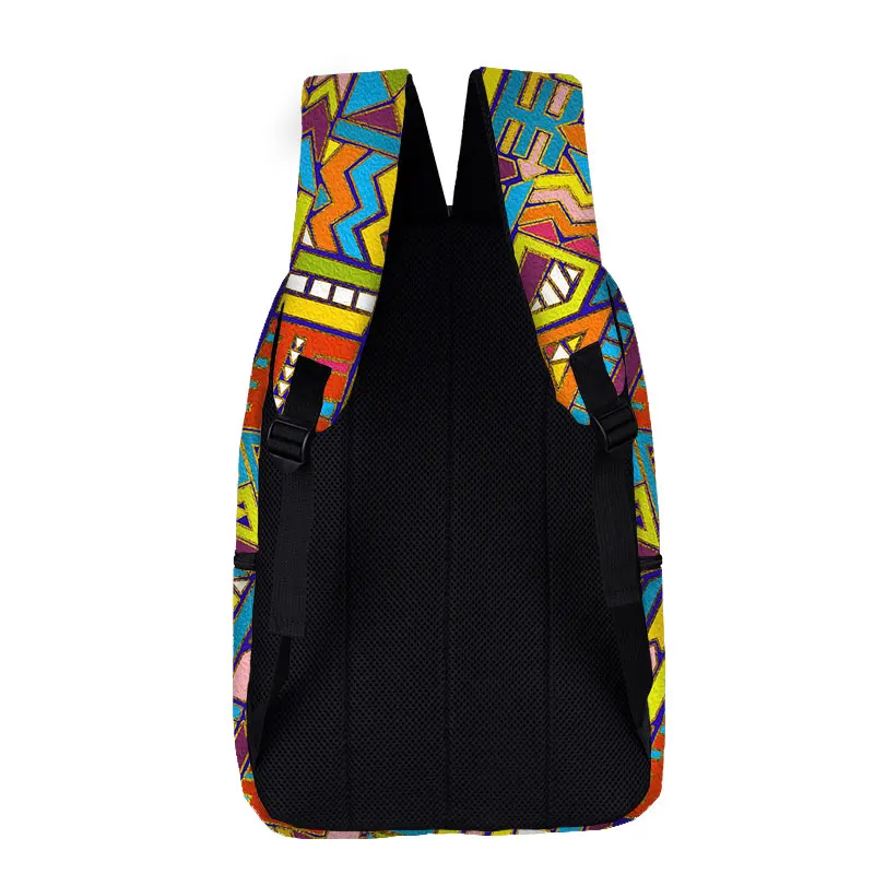 Afro Tribal Ethic Flower Backpack African Women Shoulder Travel Bags Africa Rucksack Teenager Laptop School Bags Girls Daypack