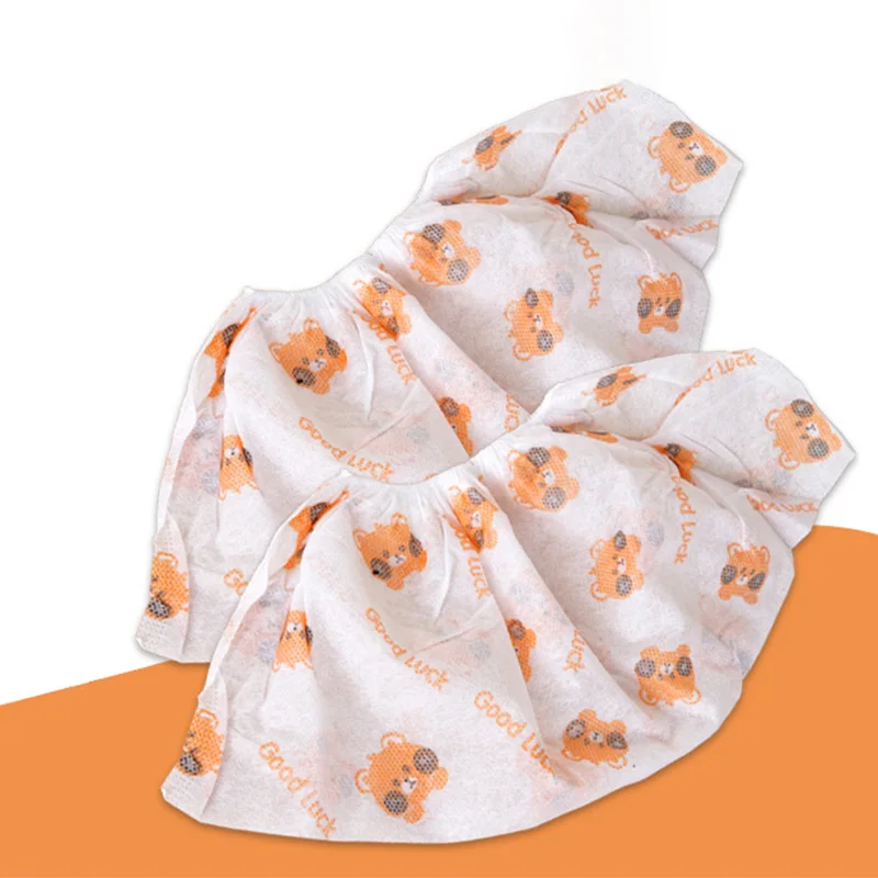 50 عبوة من أغطية الأحذية الكرتونية - شباشب الضيوف الداخلية/الخارجية للحفلات من Super Bowl للحماية من الطين والثلج