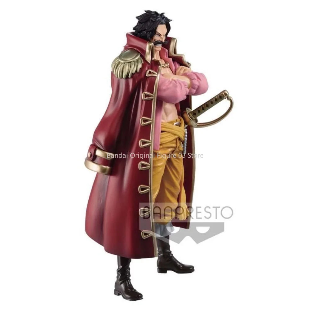 ของแท้ Banpresto One Piece DXF 17 ซม.Gol D Roger Wanno ประเทศ PVC Action Figure อะนิเมะรุ่น Figurines ของเล่นของขวัญ