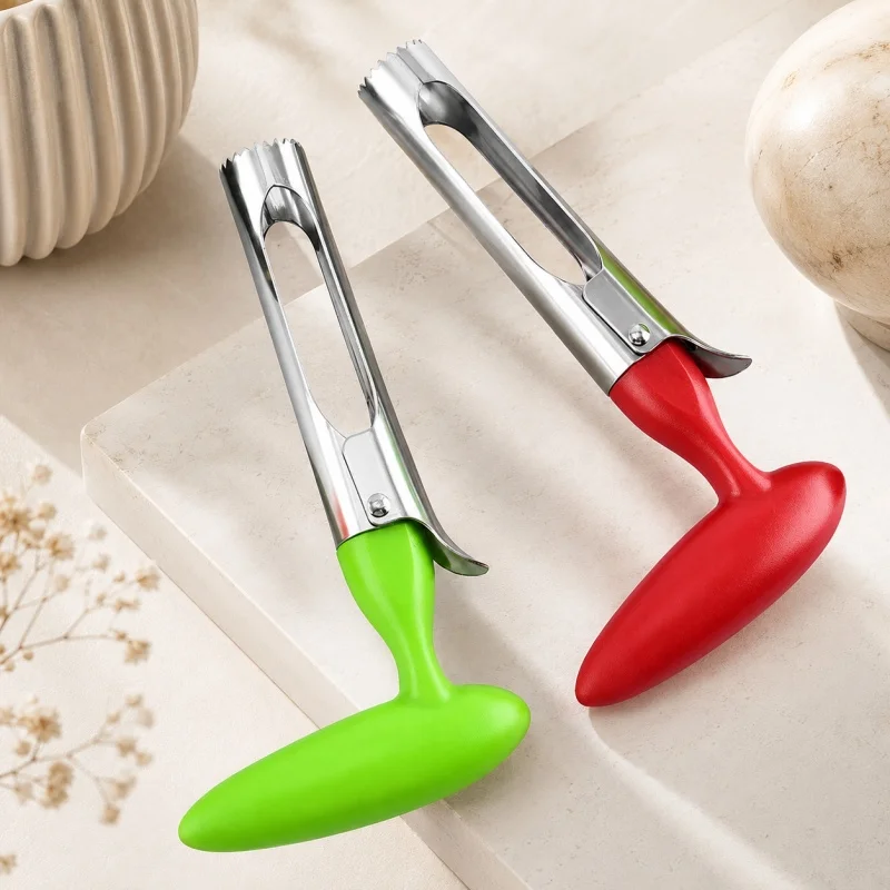 Stainless Steel Apple Corer Tool Sharp Serrated Blade Fruit Core Seed Remover for Apple Pear Extractor Household Kitchen Gadget