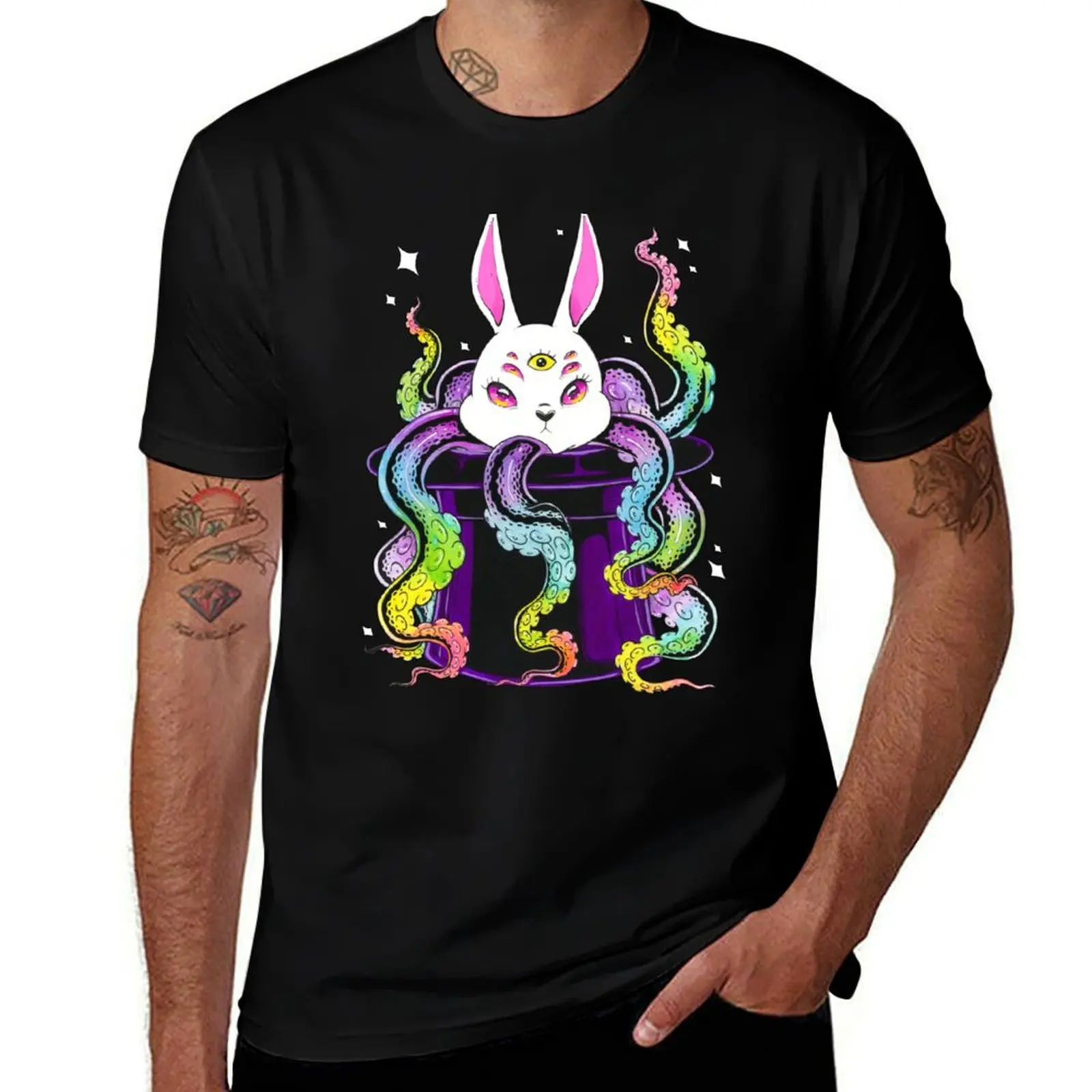 Eldritch Bunny T-Shirt Casual Loose Daily Wear T-Shirt