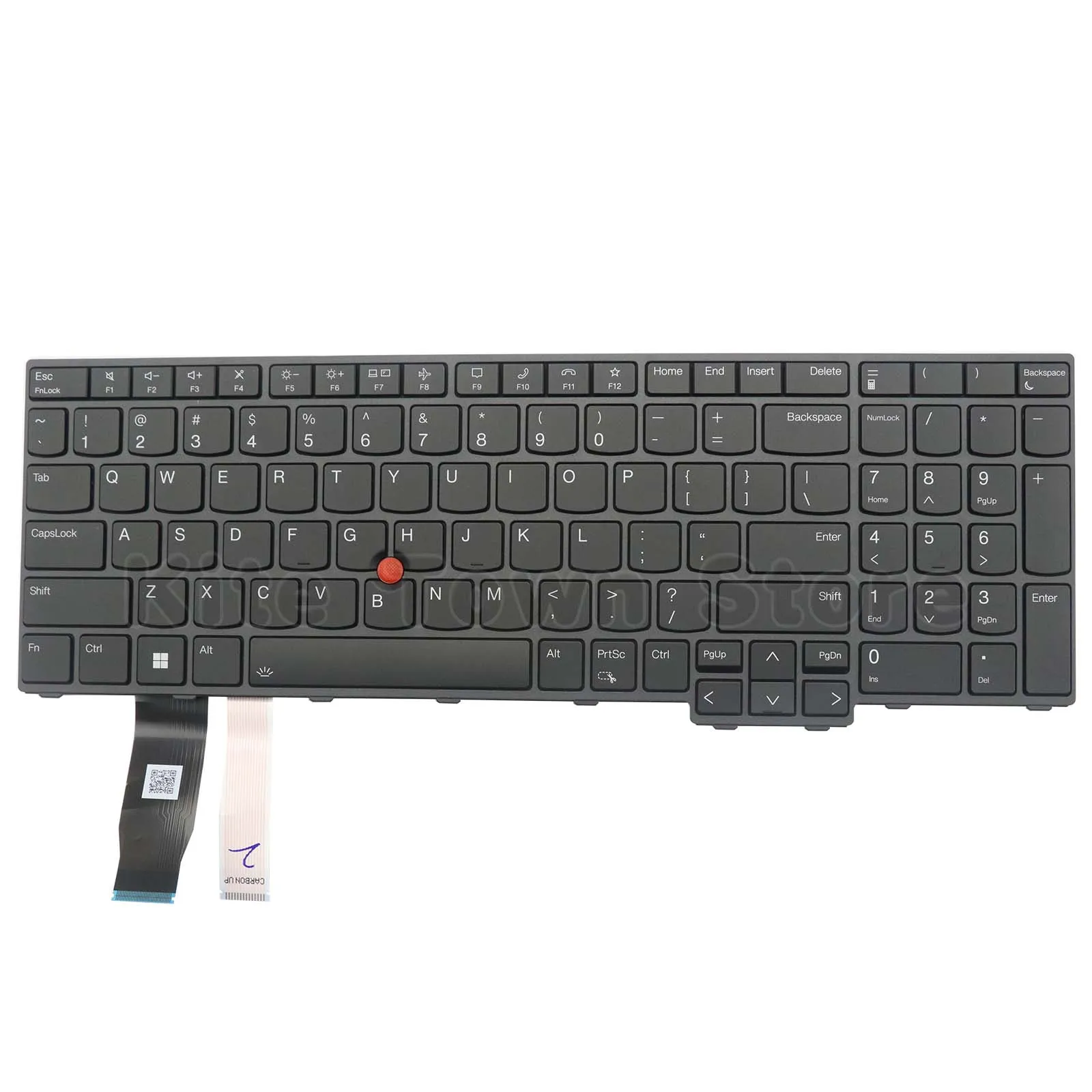 New US Layout Laptop Keyboard Backlit w/ Pointer for Lenovo Thinkpad L15 Gen3 Gen4 T16 Gen1 Gen2 P16s Gen1 Gen2 P16v Gen1