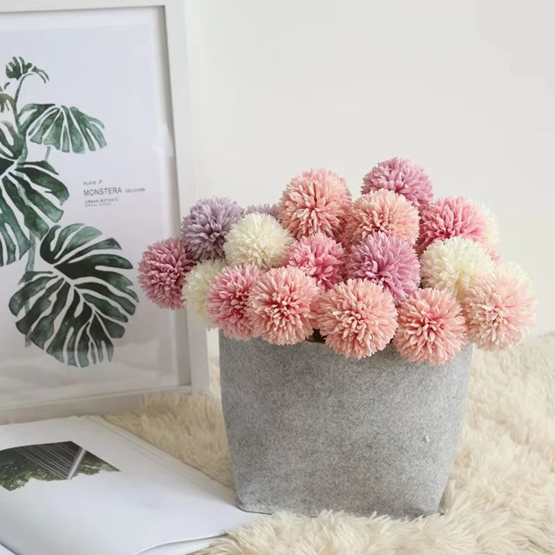 

1/2Pcs Silk Artificial Flowers Hydrangea Chrysanthemum Home Outdoor Garden Wall Wedding Bridal Bouquet Festival Wreaths DIY Gift