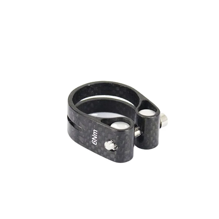 Road Mountain Bike Seatposet Clamp High Quality Bike Parts 3K Black Other Bicycle Parts for 31.8mm/34.9mm Road MTB Bicycle