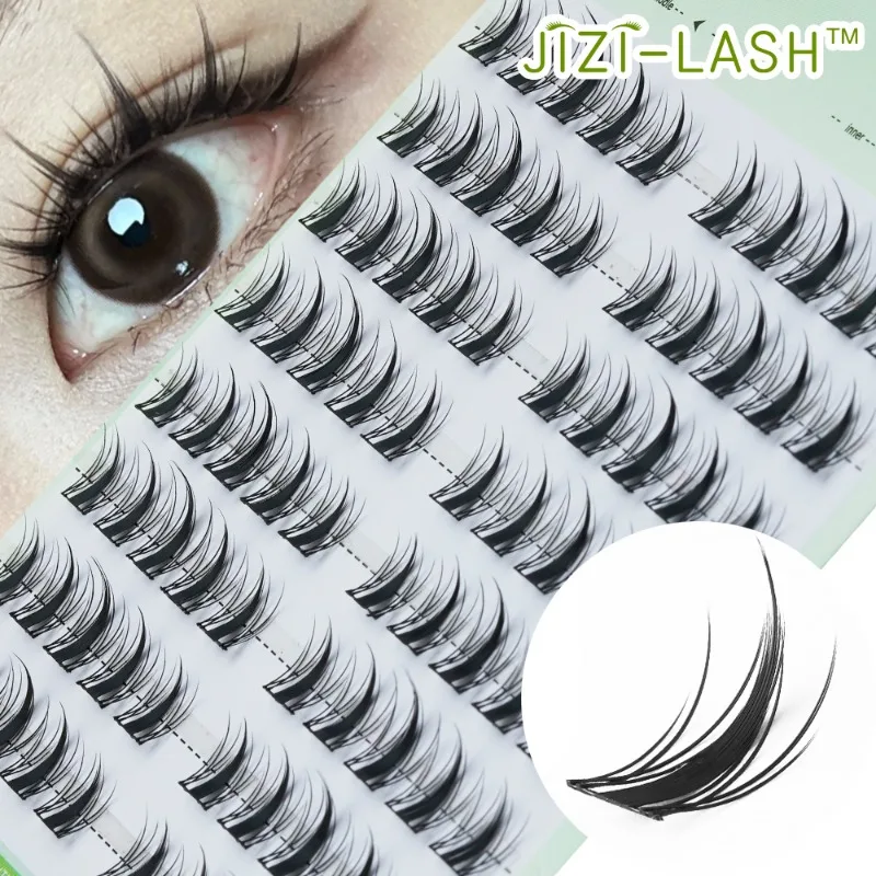 

JIZI-LASH DIY Cluster Lashes Korean Natural Individual Eyelash Extension 5D Manga False Eyelashes Makeup Products