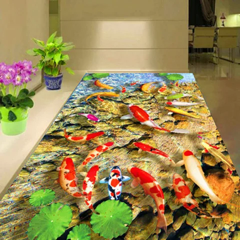 Newest Soft Flannel Large Living Room Rug 3D Underwater Coral Fish Print Non Slip Washable Floor Carpet For Kids Bedroom