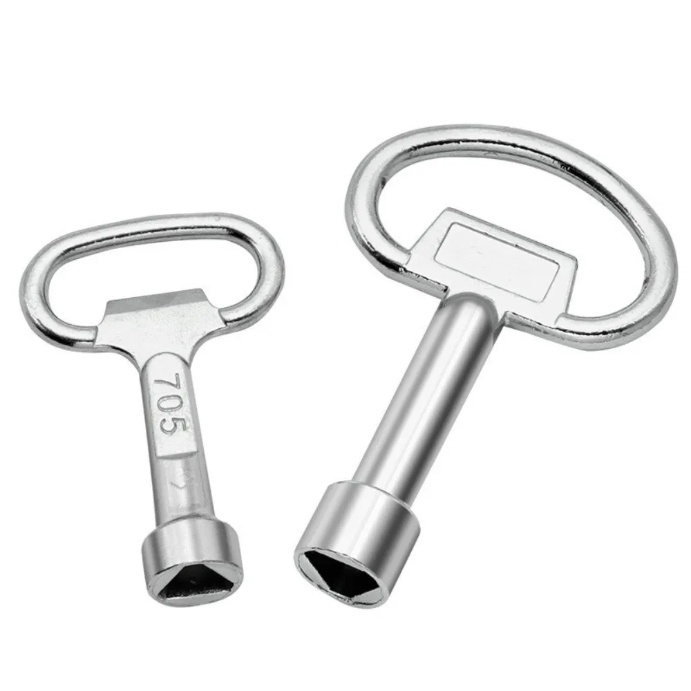 Multi-purpose Triangle Valve Wrench Solid Structure Durable Material Triangle Key Labor Saving Universal Use
