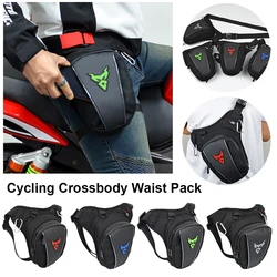 Riding Motorcycle Drop Leg Waist Side Bag Hard Shell Waterproof Motorbike Tactical Travel Phone Purse Pack Bags Moto Accessories