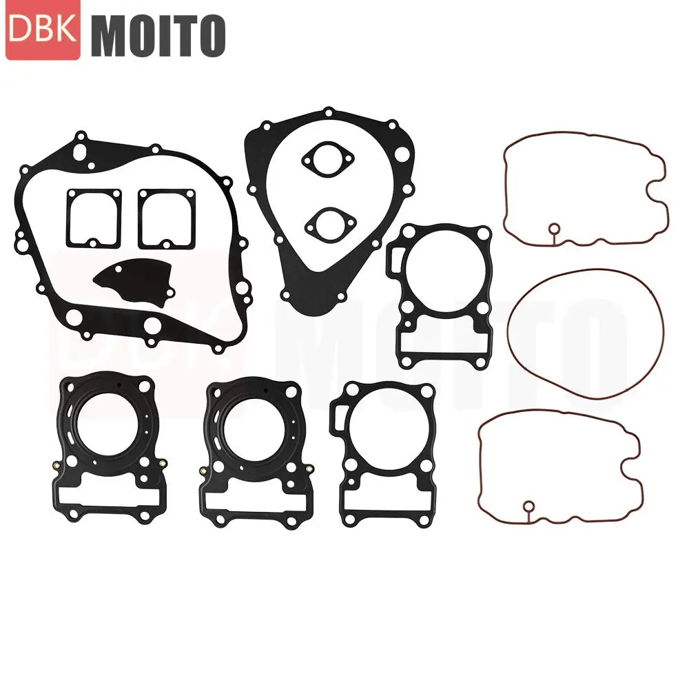 Motorcycle Replacement Cylinder Engine Cover Gasket Complete Kit For QUMOTOR Flash 300s SRV300 300SRV