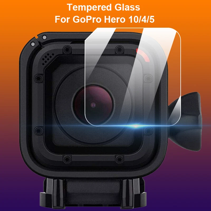 

For GoPro Go Pro Hero 10 4 5 Hero4 Hero5 Session Tempered Glass 9H 2.5D Camera LCD Screen Protector Protective Film Guard