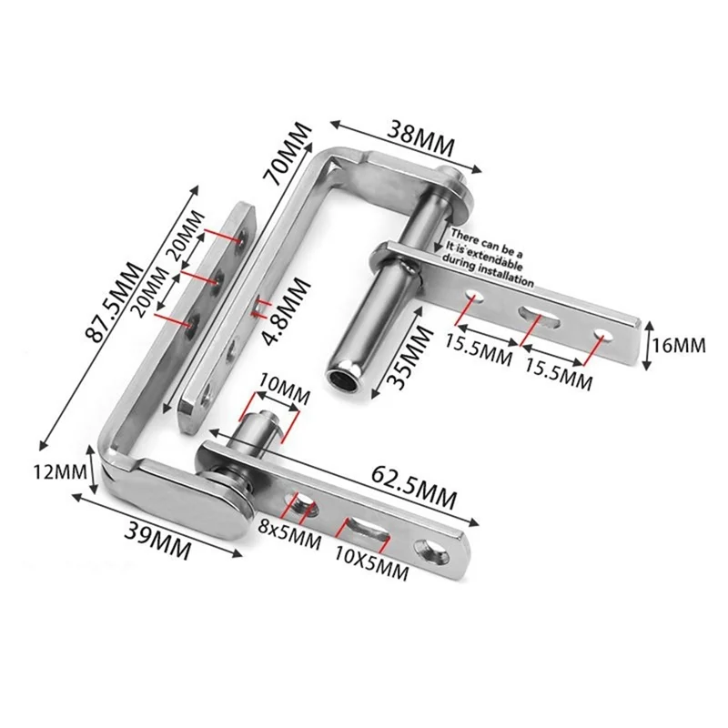 ABNO-Cafe For Swinging Door Hinges Hardware Saloon Door Hinges For Swinging Door Hinge Components