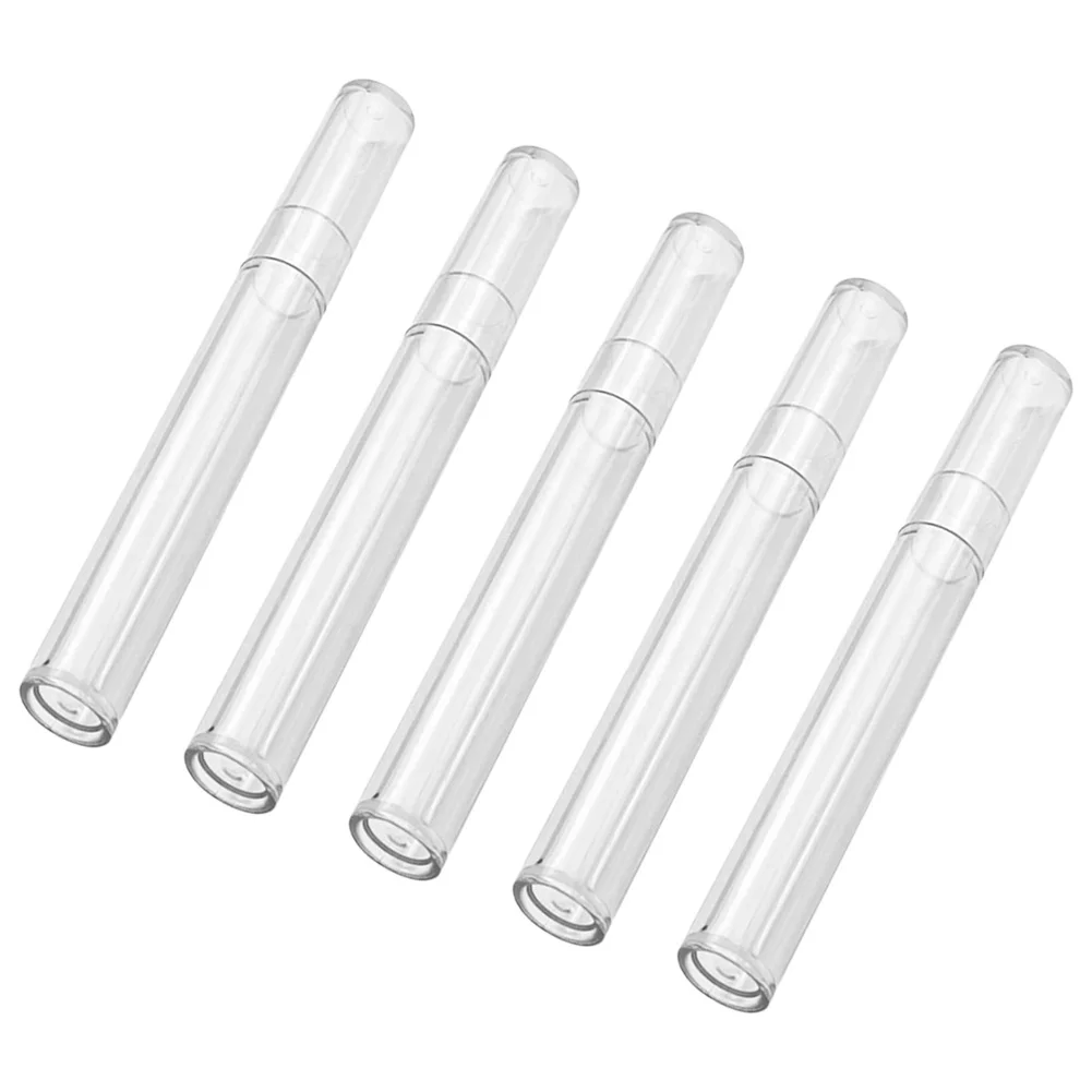 High Quality Tweezers Storage Tool Storage 15cm 5pcs/set Transparent Design Cylinder Pen Box Tweezer Storage Case