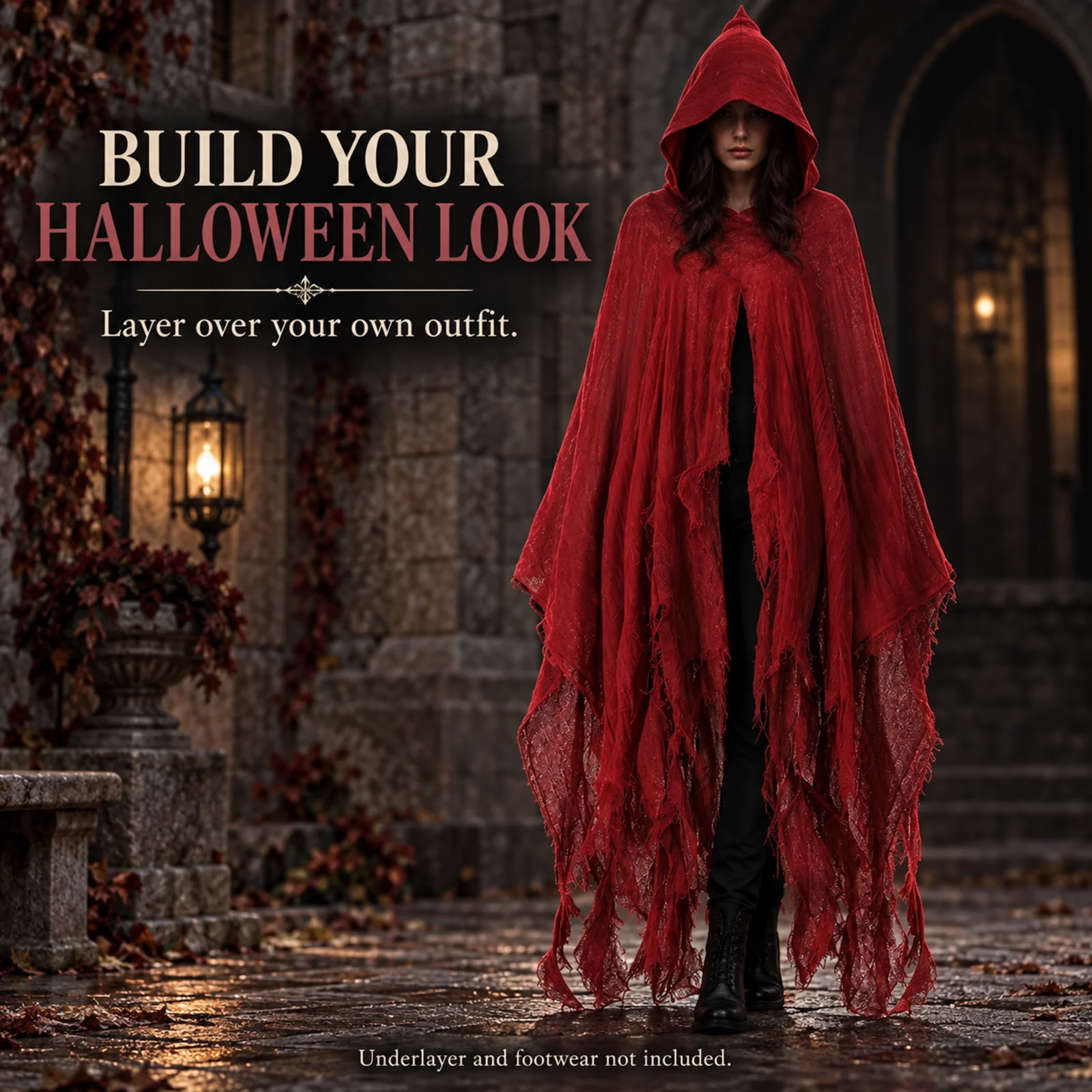 Halloween Hooded Cloak Cape Di - Bathrobe review and price