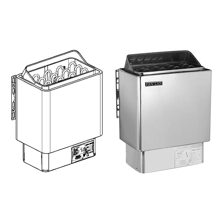 FANLAN أفضل سعر سخان ساونا كهربائي حديث 3KW-9KW للبخار الجاف #3