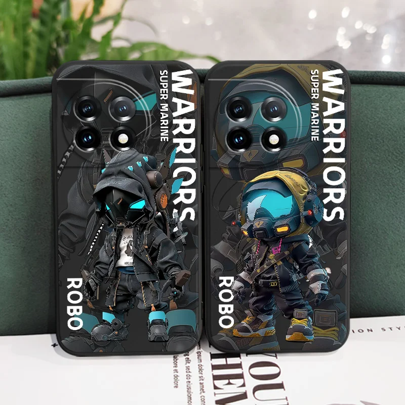 Trendy Cool Boy Phone Case For Oneplus 12 12R 11 11R 10 10R 10T 9R 9RT 9 8T 8 7 7T Pro 5G Liquid Silicone Cover