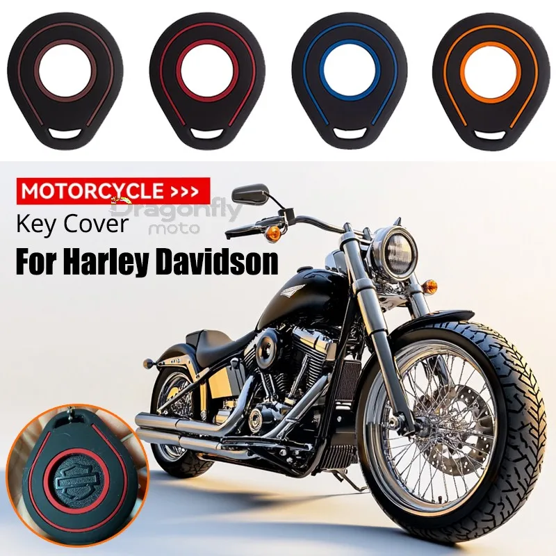 Motorcycle Key Case for Harley Davidson Softail Sportster VRSC Touring X48 883 1200 Street Glide Car Key Cover Holder Keychains